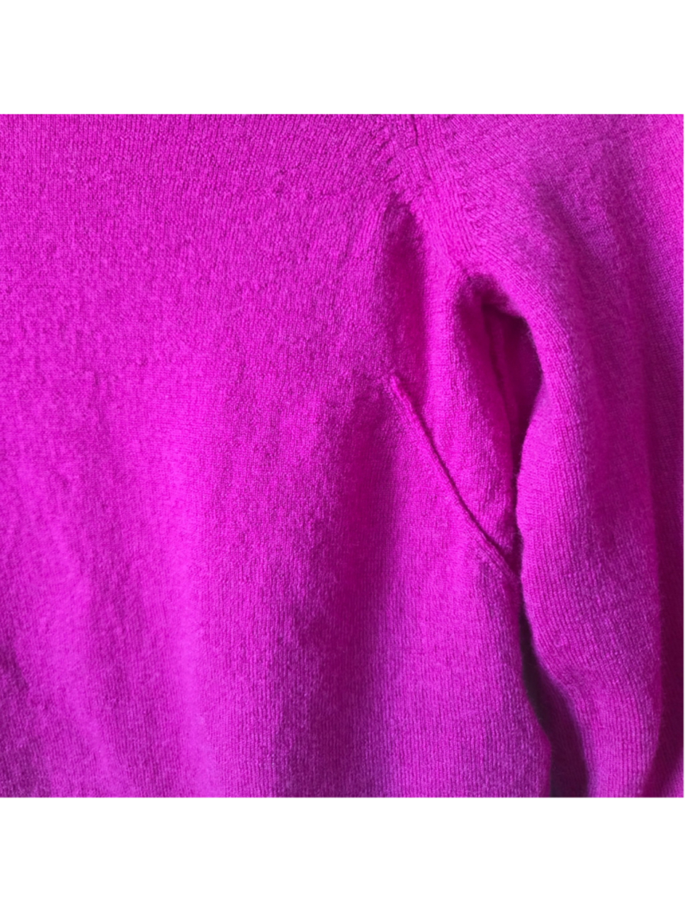 Women's ZADIG & VOLTAIRE Fuchsia & Silver Crew Neck Sweater S - Picture 6 of 13